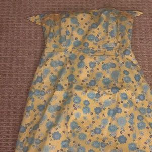 Lily Pulitzer Vintage Strapless Yellow Dress